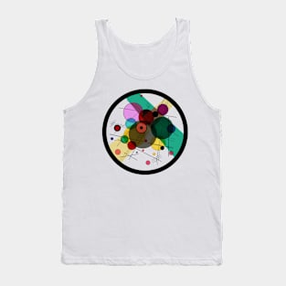 Inspired by Kandinsky's Circles in a Circle (1923) Tank Top